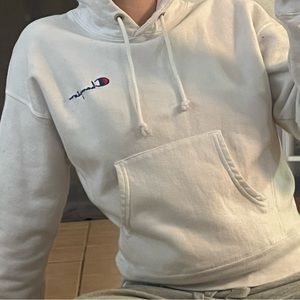 white champion hoodie